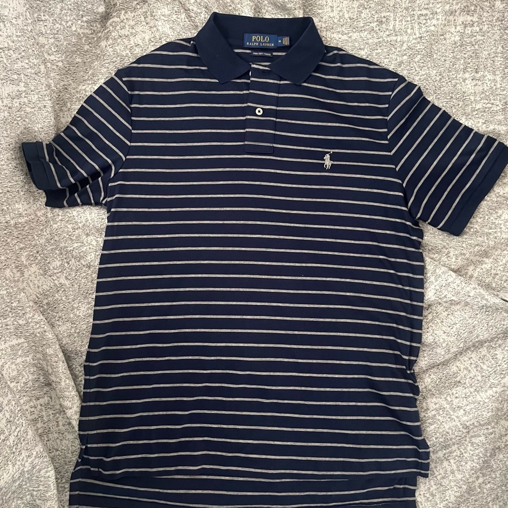 Polo by Ralph Lauren Navy Striped Men's Shirt